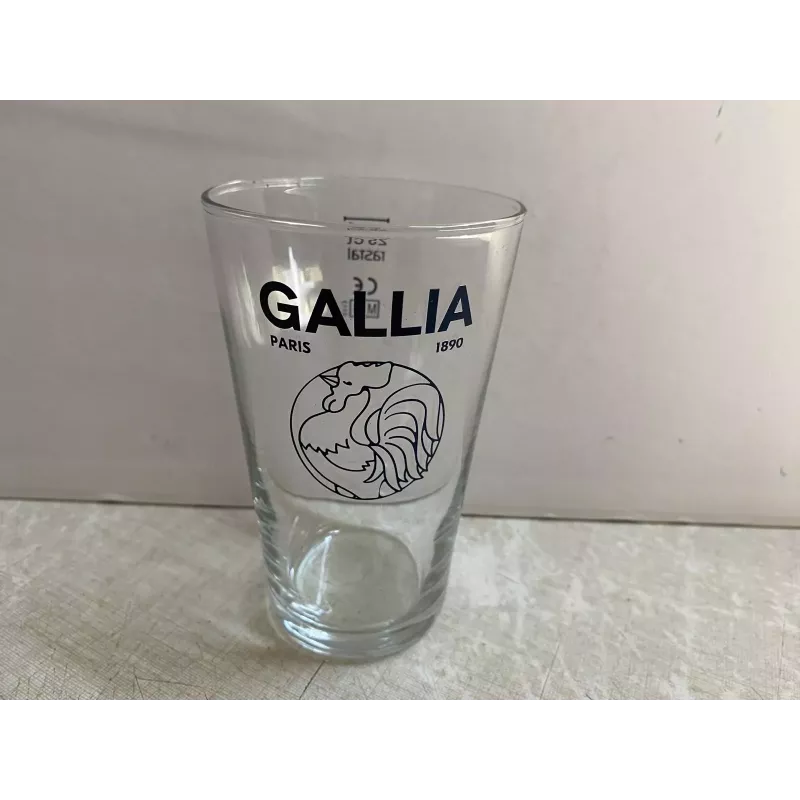 6 VERRES  GALLIA  25CL  HT 19CM