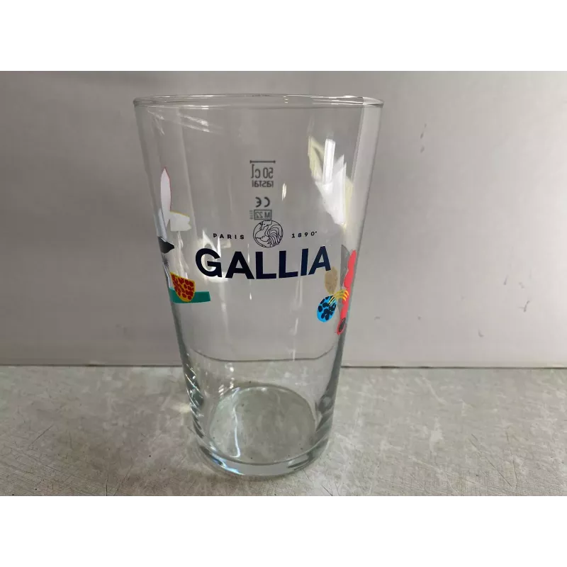 6 VERRES  GALLIA 50CL HT 15.50CM