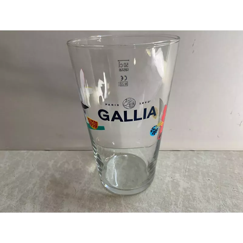 1 VERRE  GALLIA 50CL HT 15.50CM