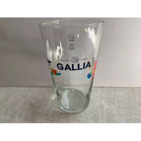 1 VERRE  GALLIA 50CL HT 15.50CM