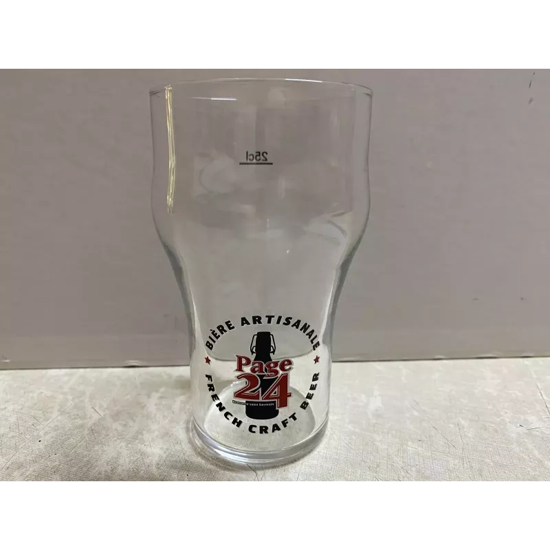1 VERRE  PAGE 24  25CL  HT 12.80CM BRASSERIE ST GERMAIN