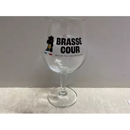 1 VERRE  BRASSE COUR 25/33CL HT 19.30CM