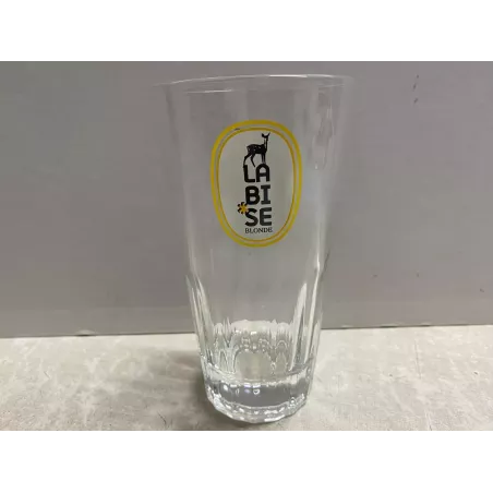 6 VERRES LA BISE  BLONDE 25CLHT 14CM