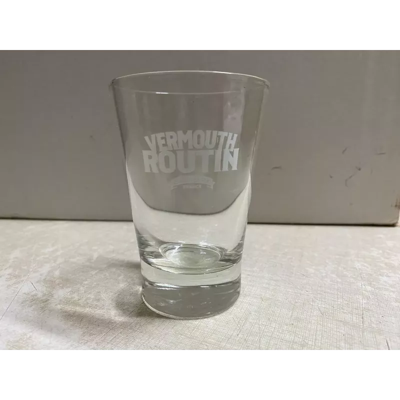 6 VERRES  VERMOUTH  ROUTIN  15CL  HT 10.50CM