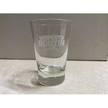 6 VERRES  VERMOUTH  ROUTIN  15CL  HT 10.50CM
