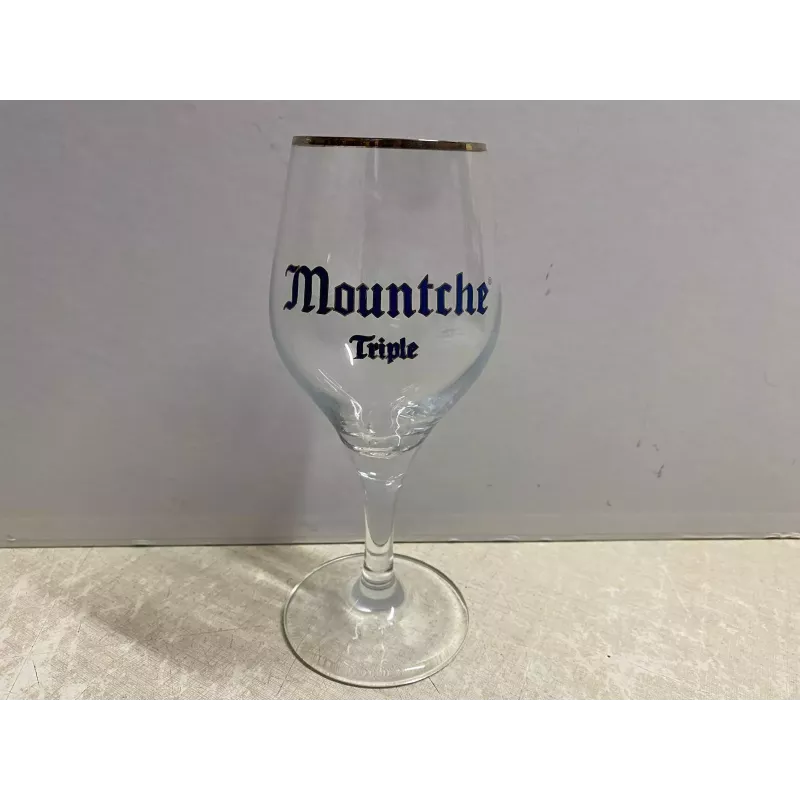 2 VERRES MOUNTCHE TRIPLE 25CL HT.19.70CM