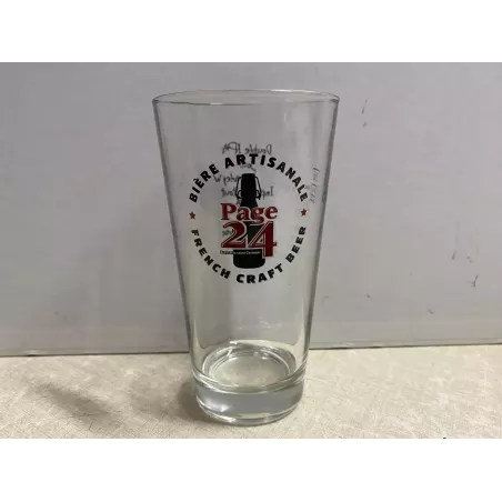 6 VERRES  PAGE 24 BRASSERIE ST GERMAIN  25CL HT 14.20CM