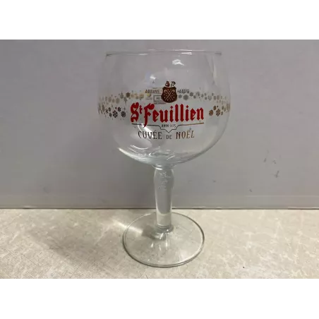 1 VERRE ST FEUILLIEN 25CL HT 16CM   CUVEE DE NOEL