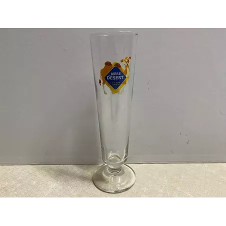 1 VERRE LA BIERE DU DESERT 20CL  HT  21CM