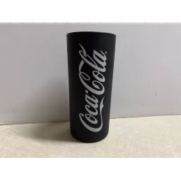 1 VERRE COCA-COLA HT 13.50CM  NOIR GIVRE