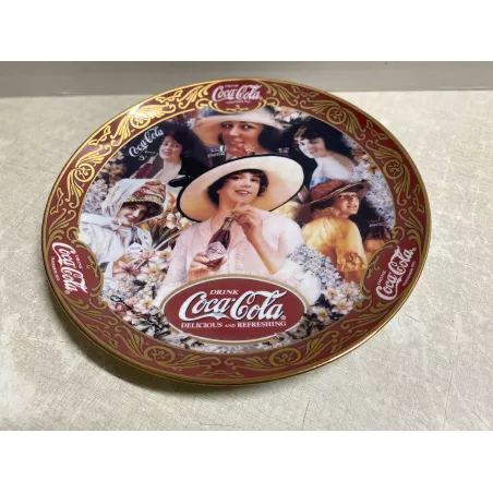 ASSIETTE COCA-COLA  DIAMETRE 20.50CM  ANNEE 1996