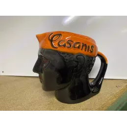 PICHET CASANIS NOIR BANDEAU  ORANGE
