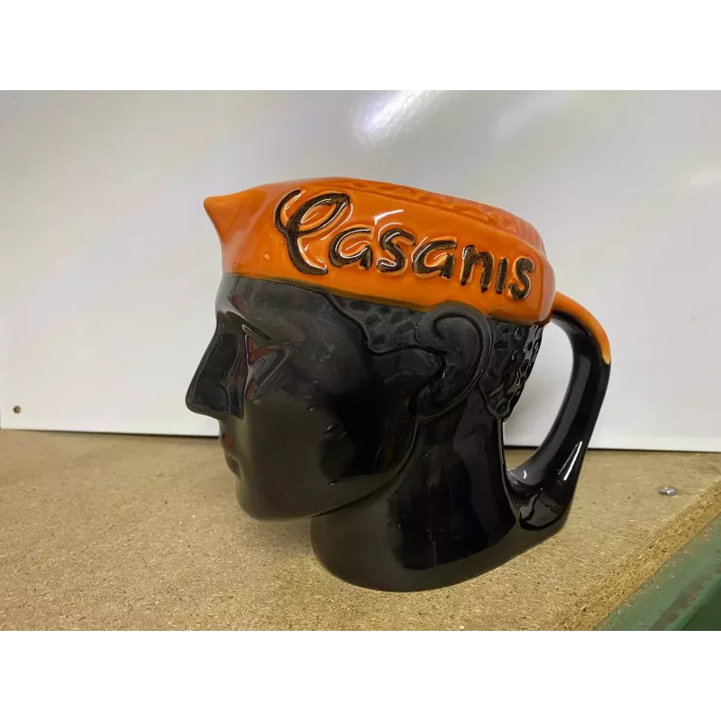 PICHET CASANIS NOIR BANDEAU  ORANGE