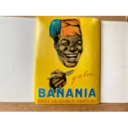 TOLE BANANIA LEGEREMENT BOMBEE  40CM X30CM