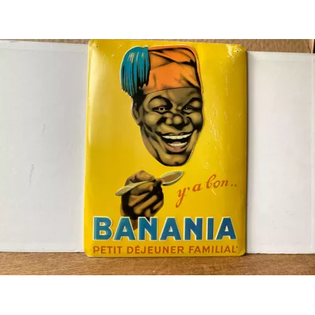 TOLE BANANIA LEGEREMENT BOMBEE  40CM X30CM