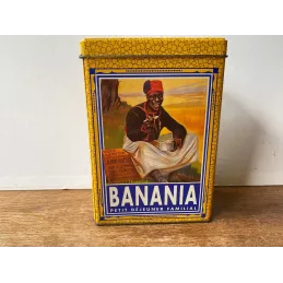 BOITE BANANIA  EPICES  11.50CM X7CM X 16.80CM