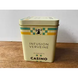 BOITE CASINO  INFUSION VERVAINE  8.50CM X8.50CM X11CM