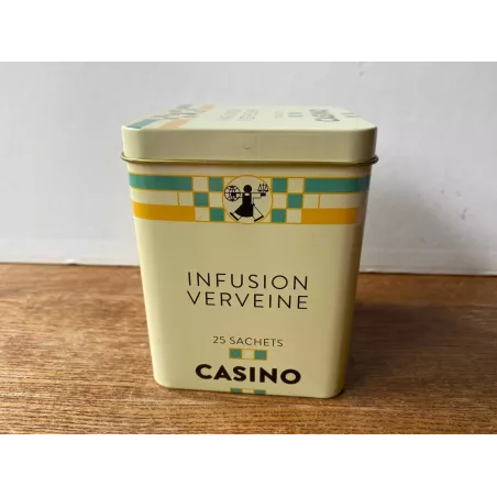 BOITE CASINO  INFUSION VERVAINE  8.50CM X8.50CM X11CM