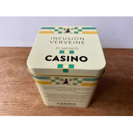 BOITE CASINO  INFUSION VERVAINE  8.50CM X8.50CM X11CM