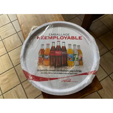 PLATEAU  COCA-COLA  DIAMETRE 42CM
