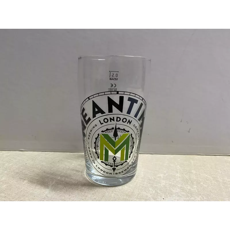 2 VERRES  MEANTINE 50CL HT 14.60CM