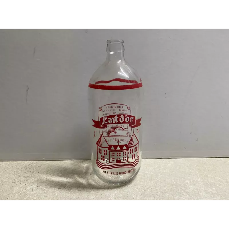 BOUTEILLE DE LAIT D'OR 1 LITRE LAITERIE   BEIRE  LE  CHATEL