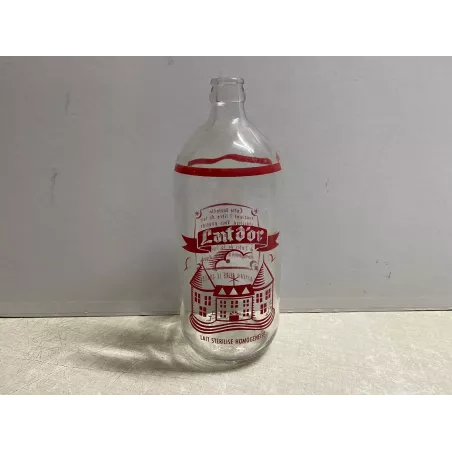 BOUTEILLE DE LAIT D'OR 1 LITRE LAITERIE   BEIRE  LE  CHATEL
