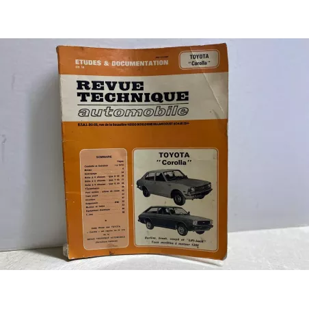 REVUE TECHNIQUE  AUTOMOBILE TOYOTA COROLLA