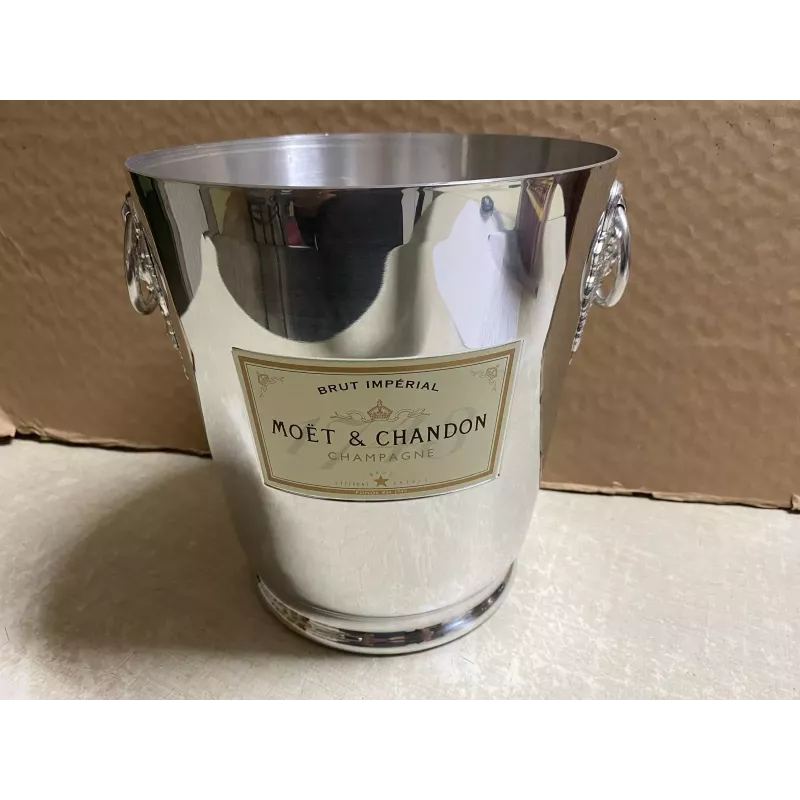 SEAU CHAMPAGNE  MOET&CHADON  HT 21CM  DIAMETRE 19CM