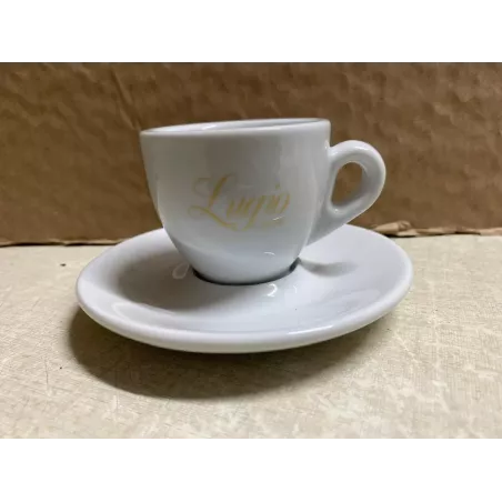 6 TASSES + 6 SOUS TASSES  LUGIO  CAFE