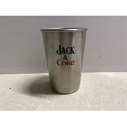 GOBELET JACK &COKE   EN ALU  25CL HT 11CM
