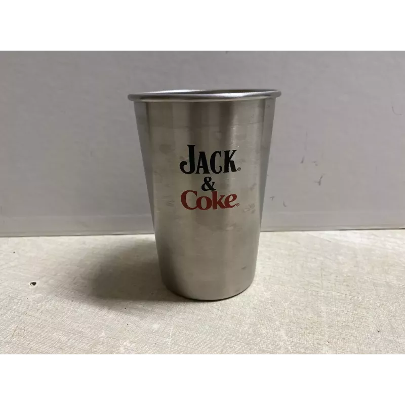 GOBELET JACK &COKE   EN ALU  25CL HT 11CM