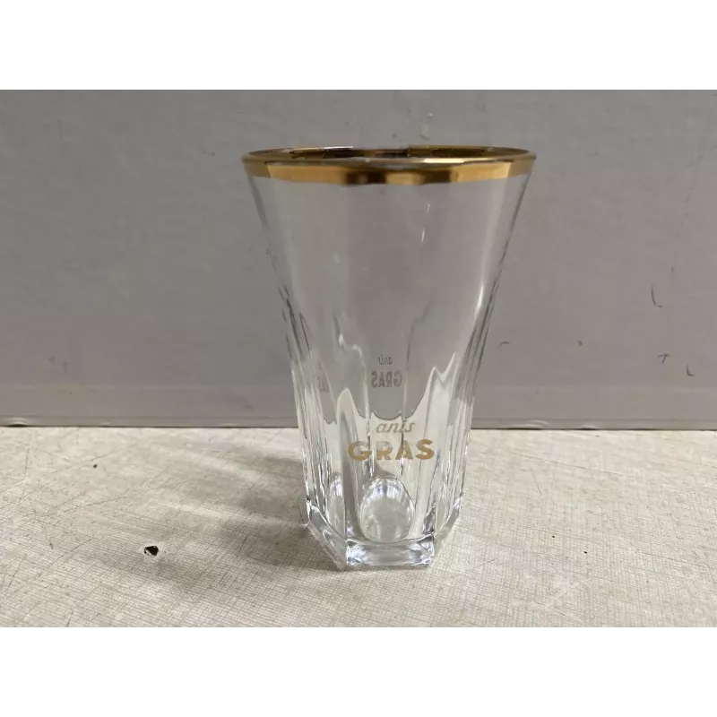 1 VERRE ANIS GRAS  HT 10CM