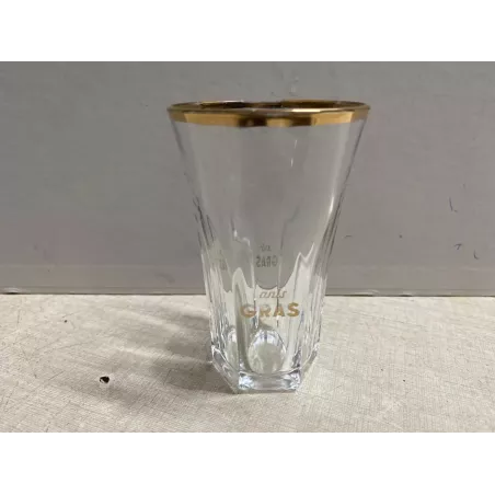 1 VERRE ANIS GRAS  HT 10CM
