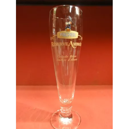 6 VERRES  FISCHER  RESERVE AMBREE  25CL