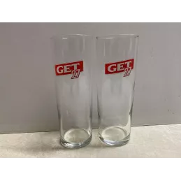 2 VERRES GET/27 25CL HT 16.30CM