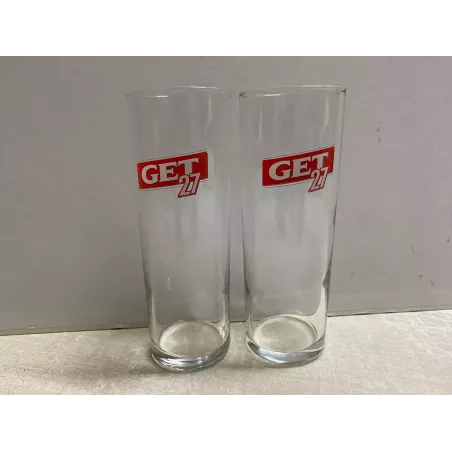 2 VERRES GET/27 25CL HT 16.30CM