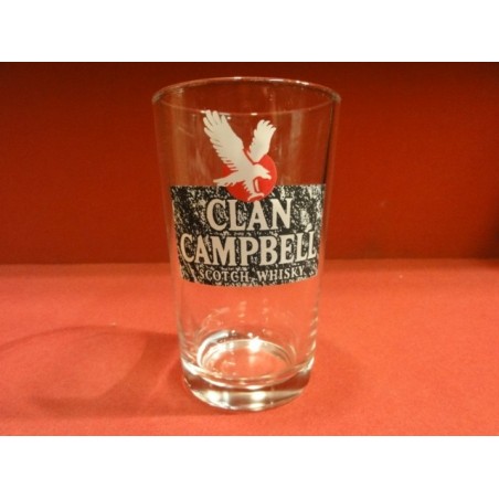 1 VERRE WHISKY  CLAN CAMPBELL