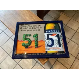 MIROIR    PASTIS 51  44CM X34CM
