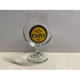 1 VERRE CH'TI  25/33CL  HT 15CM  BRASSERIE CASTELAIN