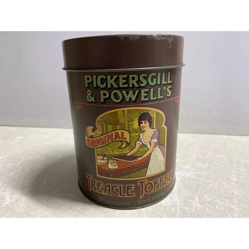 BOITE  PICKERSGILL & POWELL'S  TOFFEE  DIAMETRE 11.50CM  HT.15CM
