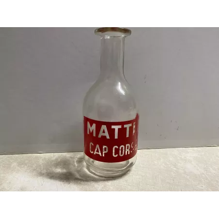 CARAFE MATTEI  HT 21CM  LETTRES TRANSPARENTES