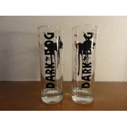 2 VERRES DARK DOG 