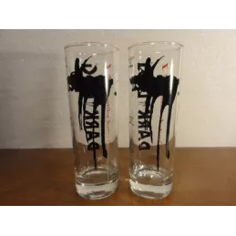 2 VERRES DARK DOG 