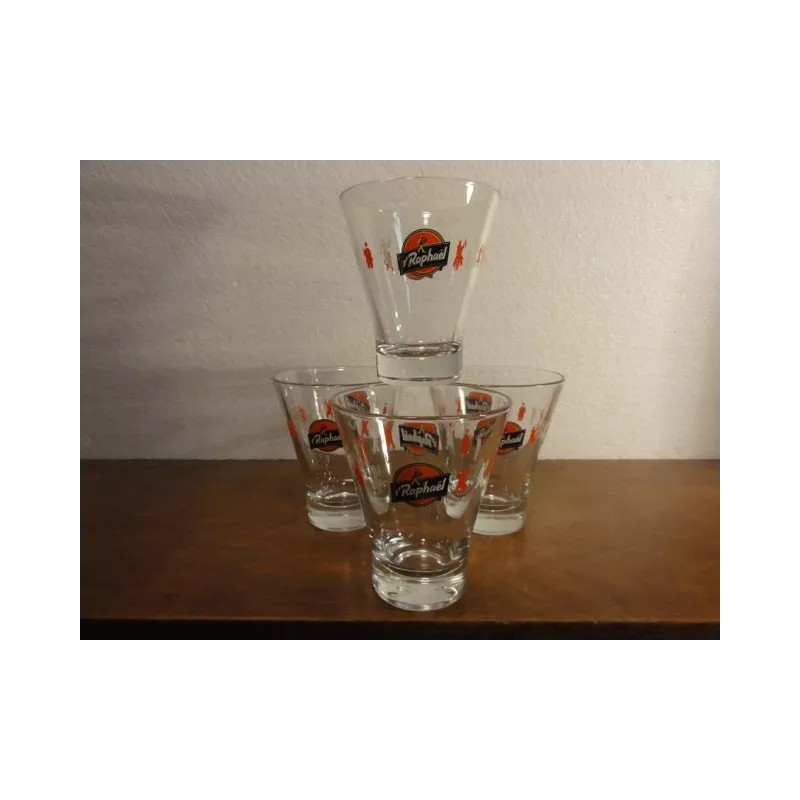 4 VERRES SAINT RAPHAEL 