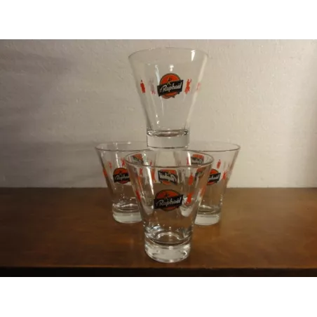 4 VERRES SAINT RAPHAEL 