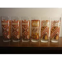 6 VERRES  SAFARI 