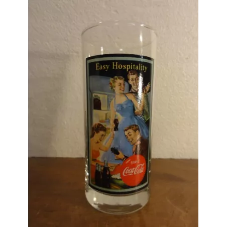 1 VERRE COCA-COLA  HT 13.40CM