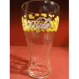 1 VERRE COCA-COLA SERIE  JAUNE 