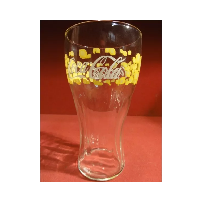 1 VERRE COCA-COLA SERIE  JAUNE 